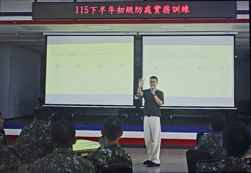 陸軍第八軍團七五通資群初級防處訓練(陸軍第八軍團七五通資群提供)